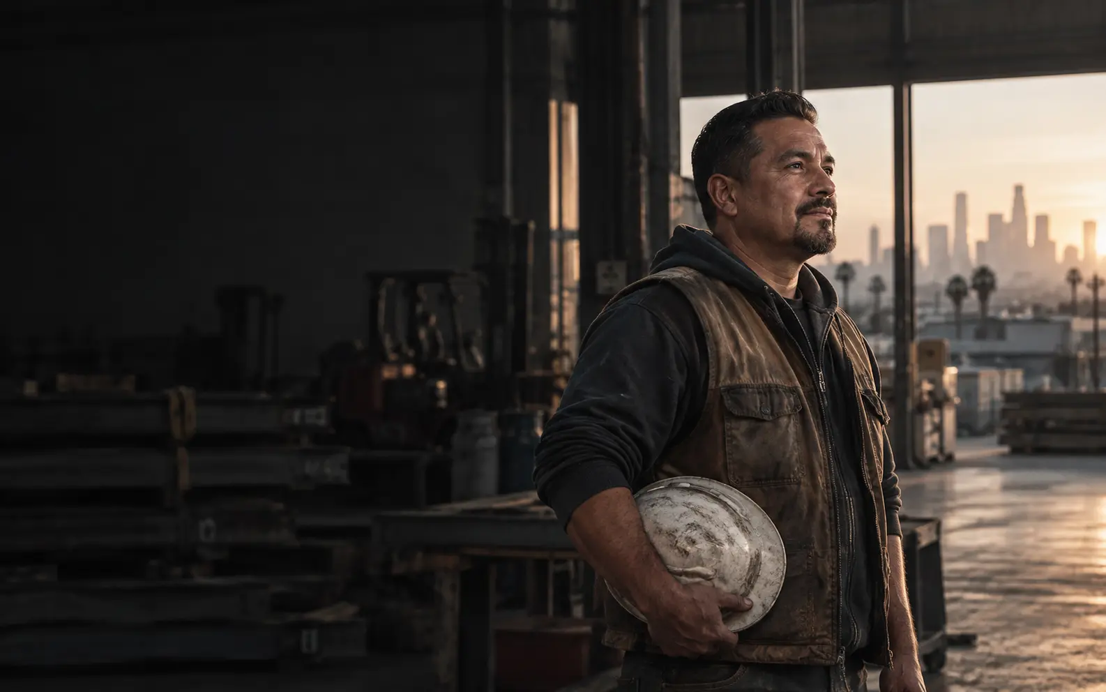 Worker waiting while an insurance claim is investigated